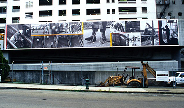 Electric Gallery - Installed for a year "This Work" exemplifies the electric grid and the workers who contribute to it.